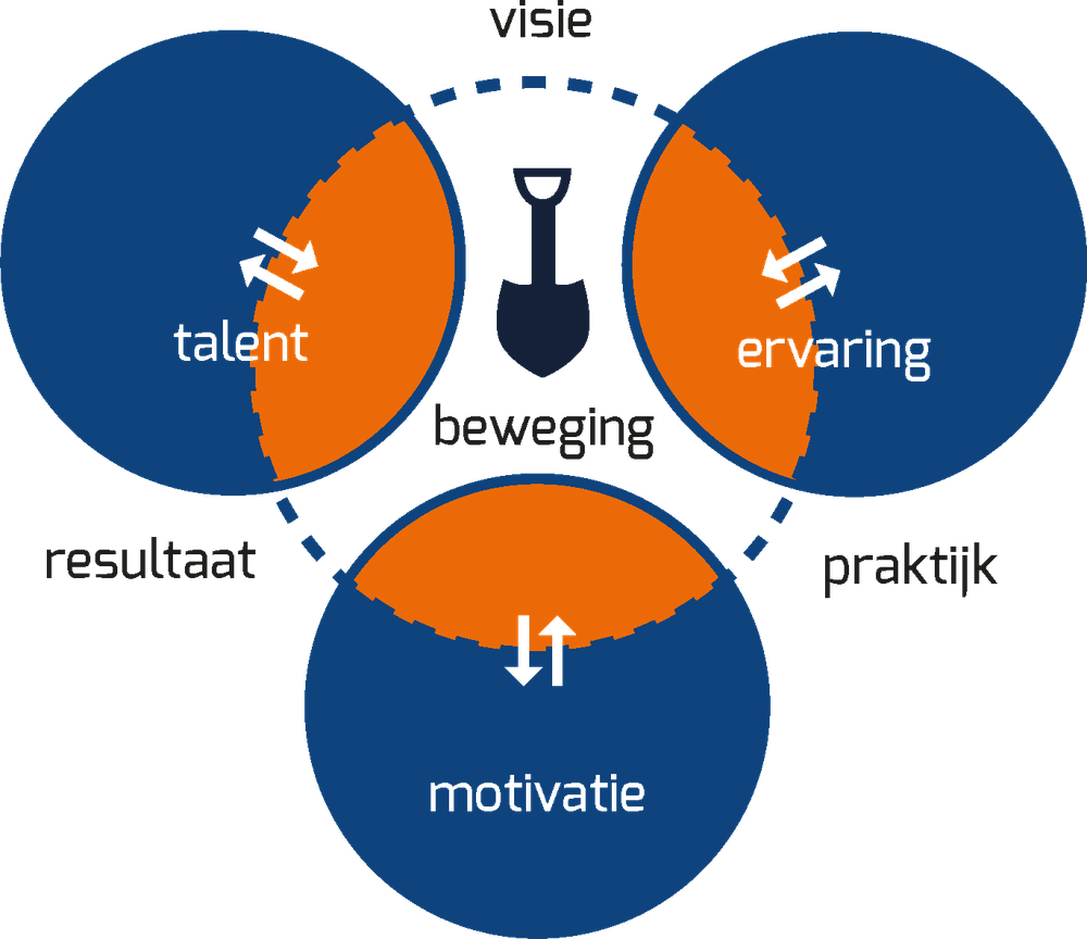 Het Talentmodel voor organisaties: Talent, Ervaring, Motivatie, Visie, Praktijk en Resultaat